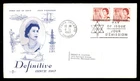 Mayfairstamps Canada FDC 1967 Queen Elizabeth Pair First Day Cover aax_11405