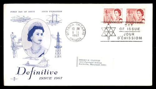 Mayfairstamps Canada FDC 1967 Queen Elizabeth Pair First Day Cover aax_11405