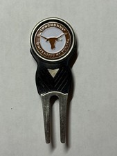 University Of Texas 'Longhorns' NCAA Divot Tool  1" Double-Sided Golf Marker