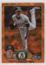 2023 Topps Chrome Update Sapphire Edition Orange 13/25 JP Sears #USCS323 7rd