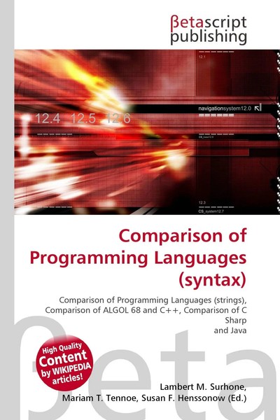 Lambert M. Surhone (U. A.) | Comparison Of Programming Languages (Syntax) | Buch-image