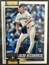 2026 Topps Series 1 Jacob Misiorowski #10 Milwaukee Brewers (RC)
