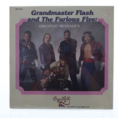 Grandmaster Flash and The Furious Five Greatest Message's Vinyl Record LP 1984