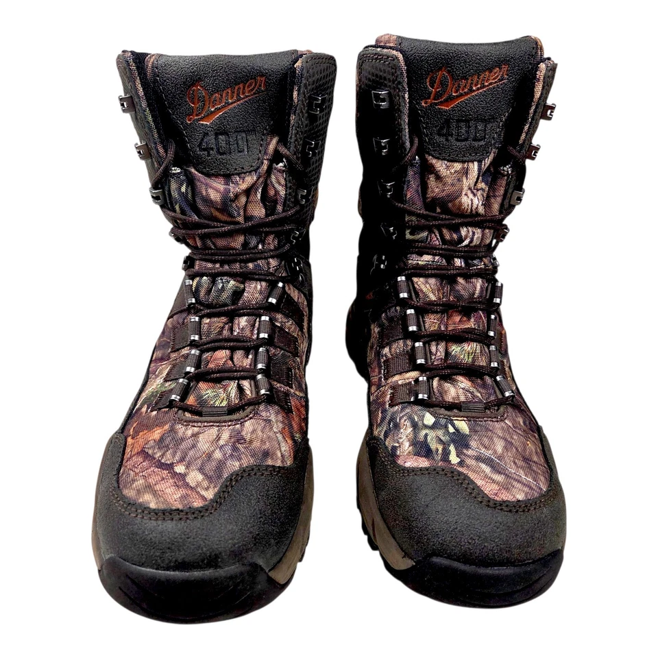 DANNER Vital 8" Mossy Oak Camo WP 400g Hunting Boots Men's Size 8 D MINT - Image 2 of 4