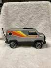 Tonka 70s Silver Van w Orange Stripes 4x4 Vintage  F19E