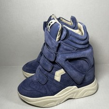 Isabel Marant BALSKEE 36 Suede High Top Wedge Sneaker Ankle Bootie Boots 770