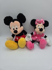 Disney Mickey Mouse Plush Minnie Mouse Stuffed Animal 10" 8" EUC