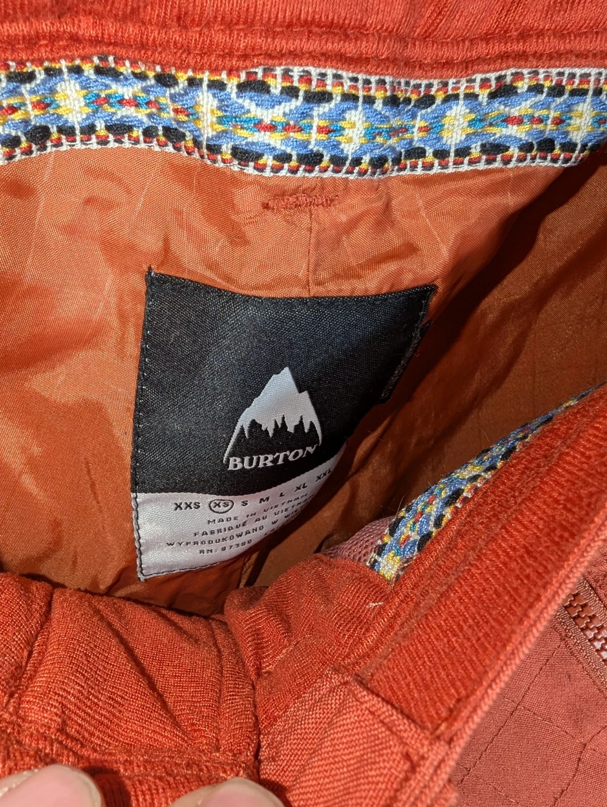 burton dry-ride burnt snowboard ski pants