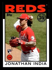 2021 Topps Update 1986 35th Anniversary Jonathan India #86B-19 Cincinnati Reds