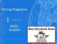 2022 Ford Lincoln Aviator Factory Electrical Wiring Diagrams Manual