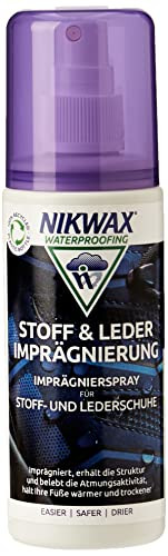 Nikwax soin imperméabilisant tissu et cuir pour stopper les pieds mouillés dans vos souliers