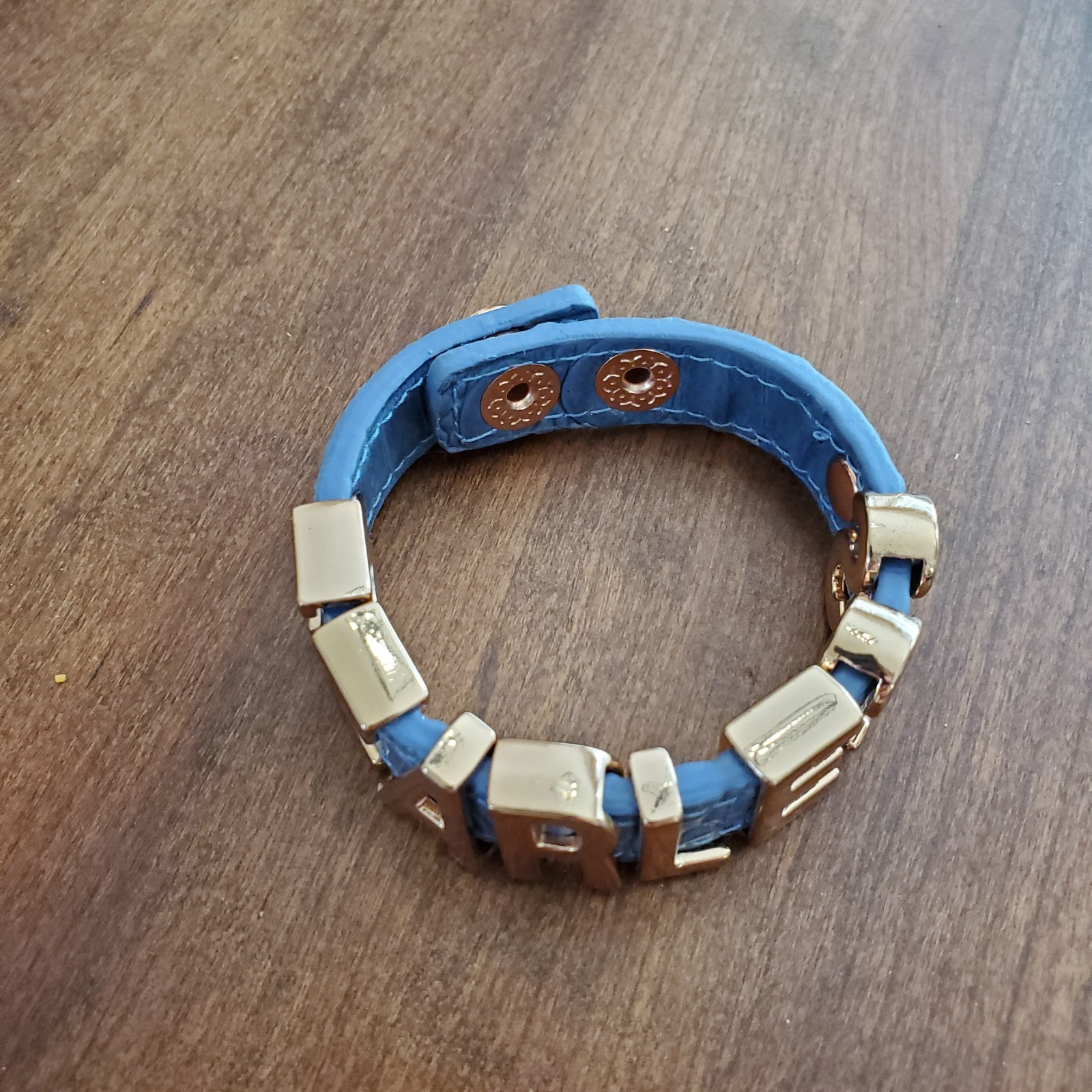 FEARLESS BCBGeneration Blue Snap Strap Bracelet L… - image 23