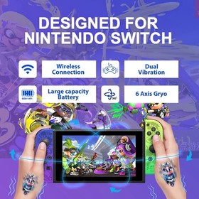 Wireless Gamepad Left & Right Game Controller For Nintendo Switch Joy-Con1-Pair
