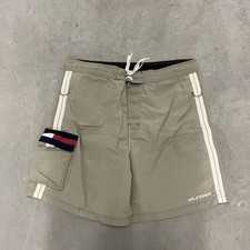 Vintage Tommy Hilfiger Sailing Gear Swim Trunks Shorts Men Large 90s Patch Logo