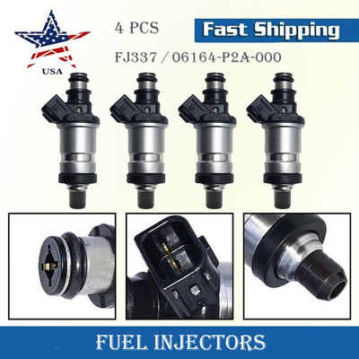 #ad SET 4 OF Fuel Injectors for 96 97 98 99 00 Civic EX HX D16Y8 V TEC 1.6 190CC $43.37