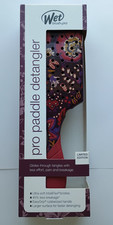 Wet Brush Pro Paddle Detangler Hairbrush - Reclaimed Boho - Berry Floral 1