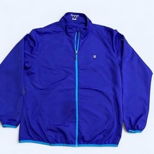 Champion Elite Women  s Jacket Large   Lightweight Blue Sportswear Windbreaker