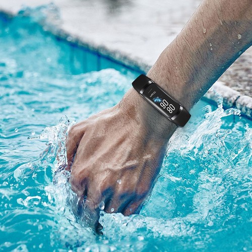 Montre Connectée Homme Femme Bluetooth Fitness & Santé Tracker Bracelet Intelligent - Photo 8 sur 11