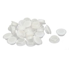 Round Mesh Plastic Shoe Cabinet Hole Air Vent Lid 30mm 30pcs