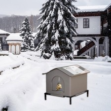 Cat House for Outdoor Cats Elevated Leg Weatherproof Windproof Waterproof for