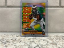 2025 Topps Chrome Football - Power Players Refractor - Jalen Hurts Eagles #PP-4