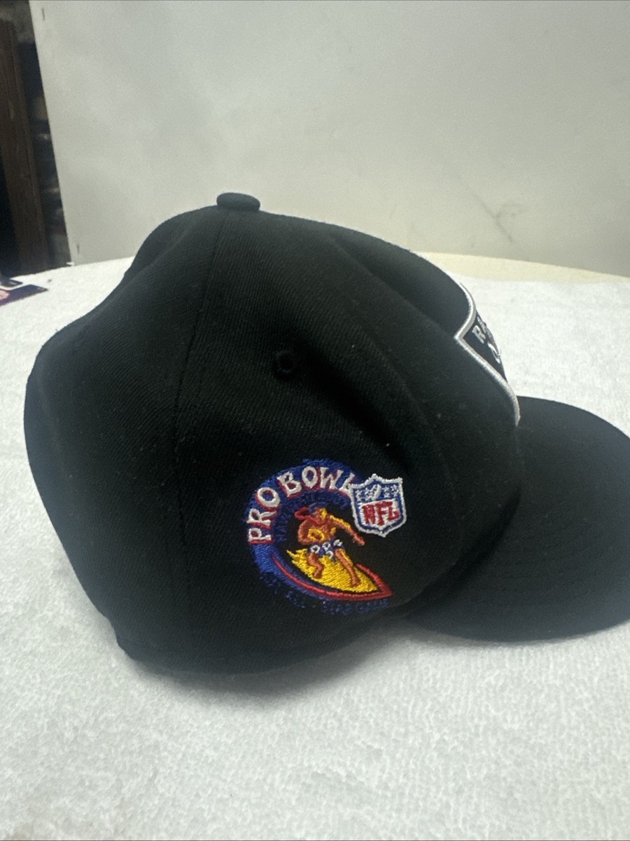 New Era Las Vegas Raiders 2001 Pro Bowl Patch Up 59FIFTY Fitted Hat  3/4-used