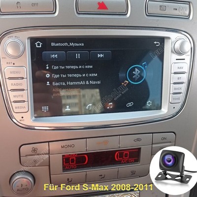 6G+128GB Für Ford S-Max 2008-2011 Autoradio Apple Carplay Android 15 FM BT +KAM