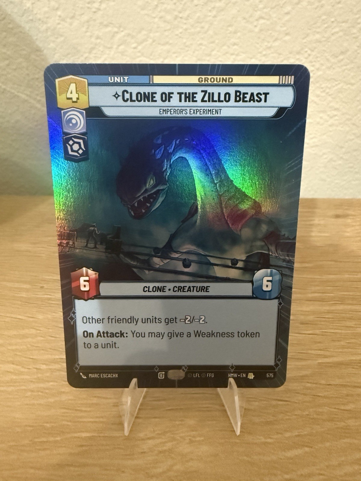 Clone of the Zillo Beast - Emperor's Experiment (Hyperspace Foil) - Homeworlds