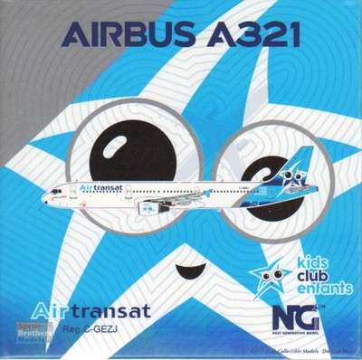 NGM13070 1:400 NG Model Air Transat Airbus A321neo Reg #C-GEZJ 'kids