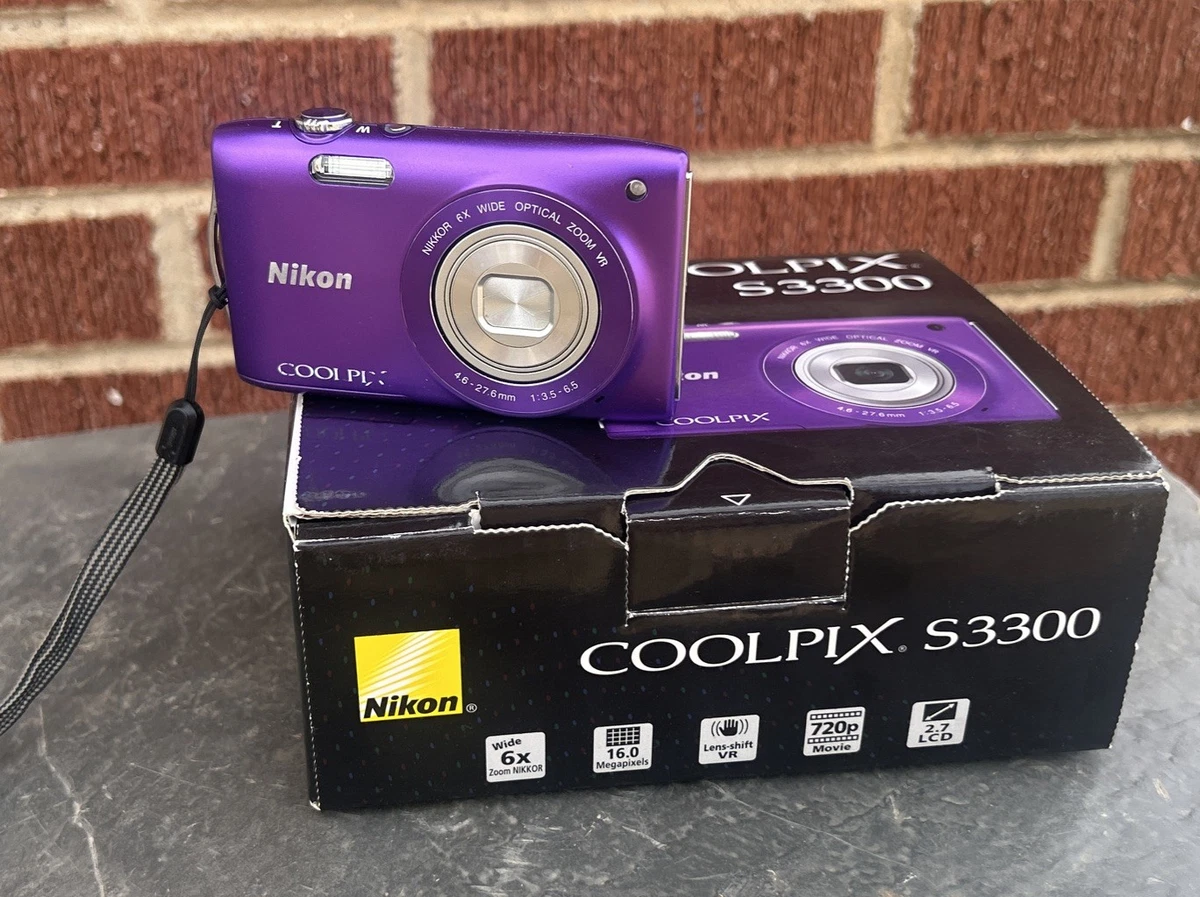 Preços baixos em Câmeras digitais Nikon COOLPIX S3300 | eBay