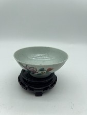Antique Chinese Famille Rose Porcelain Floral Bowl