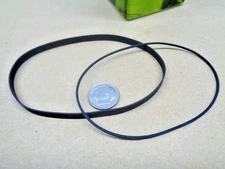 2 NEW BELTS FITS JVC KD-10 CASSETTE PLAYER DECK (2 NEW BELTS)!