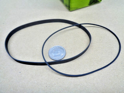 2 NEW BELTS FITS JVC KD-10 CASSETTE PLAYER DECK (2 NEW BELTS)!