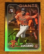 Topps 2024 Series 1 Marco Luciano Rookie #232 Rainbow Foil Refractor Insert Card