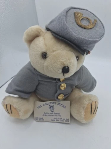 Civil War Bear with Kepi Hat/ Uniform Handmade In USA