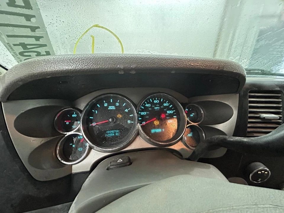 2007-2011 GMC Sierra 2500 Pickup Speedometer Cluster MPH US Market - Image 3 of 4