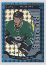 2015-16 O-Pee-Chee Platinum Marquee Rookies Blue Cubes 6/75 Mattias Janmark x6g