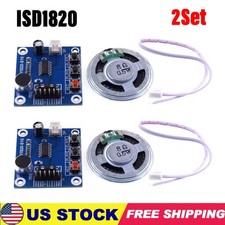 ISD1820 Sound Voice Record Playback Module With Mic Sound Audio  Loudspeaker 2PC