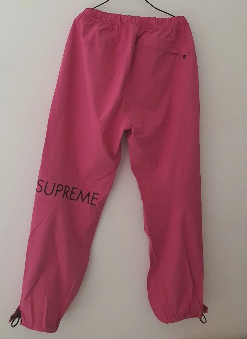 SS16 Supreme Apex Taped Seam Pant size L large pink trousers pants waterproof