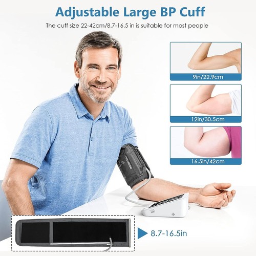 Blood Pressure Monitor - Blood Pressure Machine Upper Arm with Large LCD Screen - Picture 4 of 7