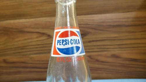 Vtg Pepsi Cola Collectible Glass Bottle Logo 10oz - Picture 3 of 9