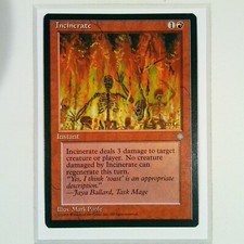 Incinerate Ice Age 1995 Magic The Gathering MTG Common Heavily Played