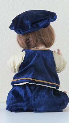 Poupée Ancienne Reproduction SFBJ 238 - 46 Cm - Tête Biscuit Porcelaine, Corps Bois