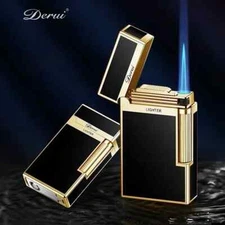 Windproof Gas Inflated Lighter Jet PING Bright Sound Pipe Cigar Torch Lighter
