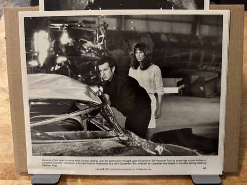 CHRISTINE 1983 Horror Movie Press Kit with 11 B&W Photos - John Carpenter - Picture 7 of 11