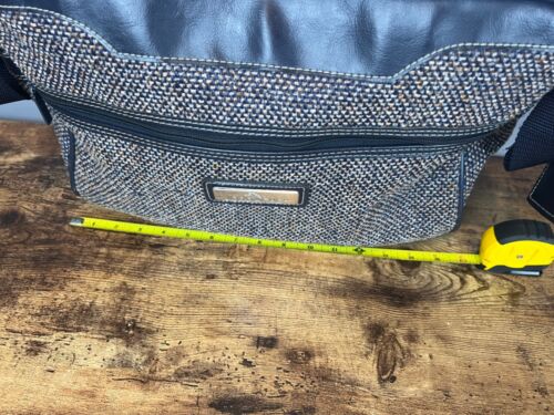 Vintage Jordache Brown Tweed Carry On Luggage Shoulder Bag Tote - Picture 3 of 12