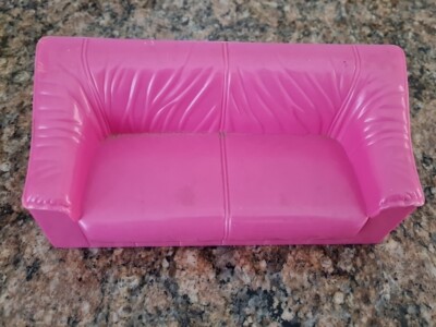 Barbie Rosa Kunststoff Sofa Zubehör