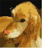 Grace Needlepoint Kit or Canvas (Dog/Animal)