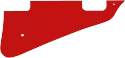 WD Custom Pickguard For Gibson Les Paul Deluxe #07S Red Solid