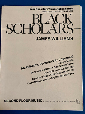 Black Scholars, James Williams, Jazz Combo